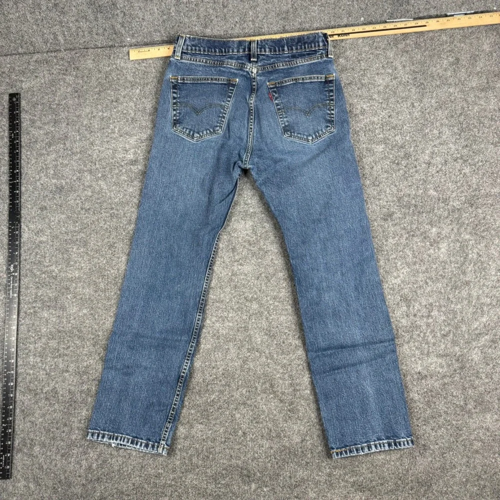 Levi's Jeans Mens Size 28x28 Blue Straight Leg Medium Wash Classic Denim Casual